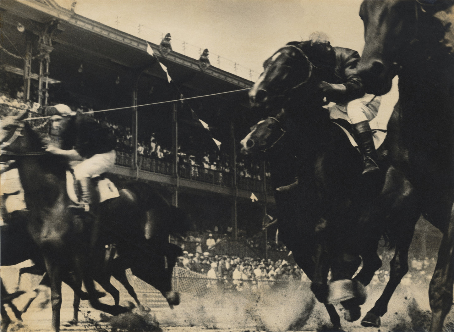 Alexander Rodchenko Vintage Soviet Constructivism poster - Horse race, 1935
