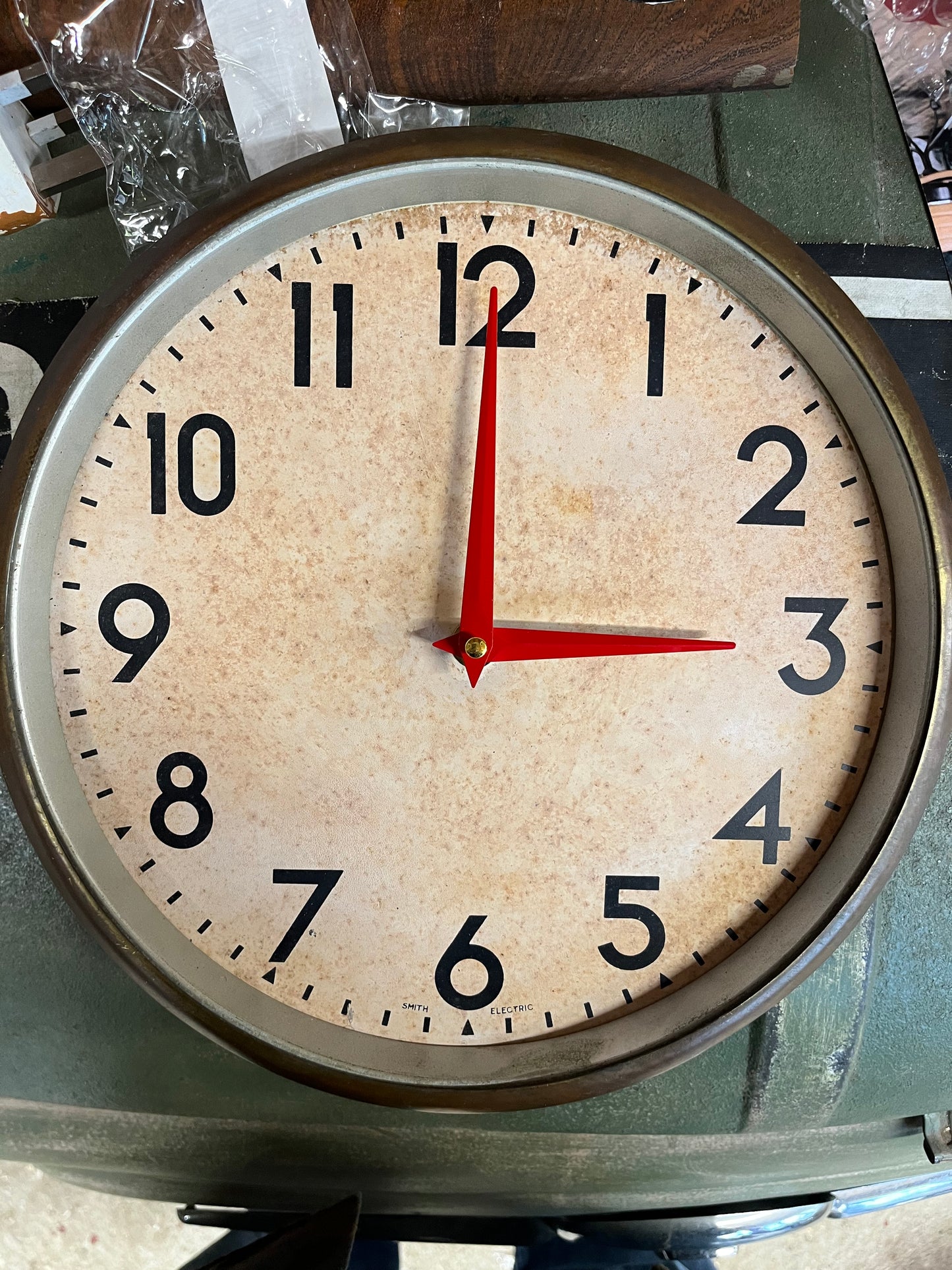Smiths sectric Vintage Factory / Office Wall Clock