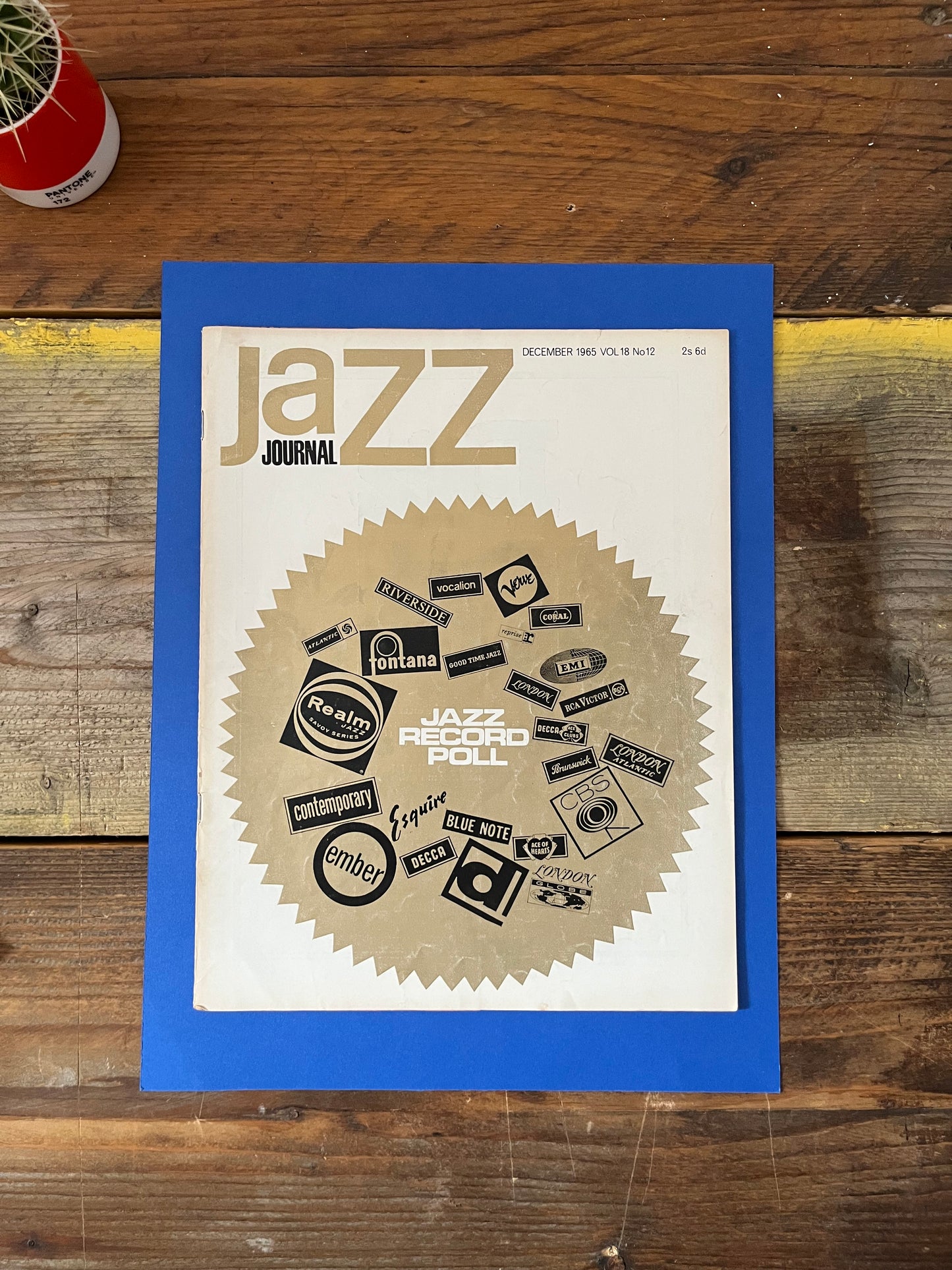 Vintage Jazz Journal Magazine cover Artwork - 1965
