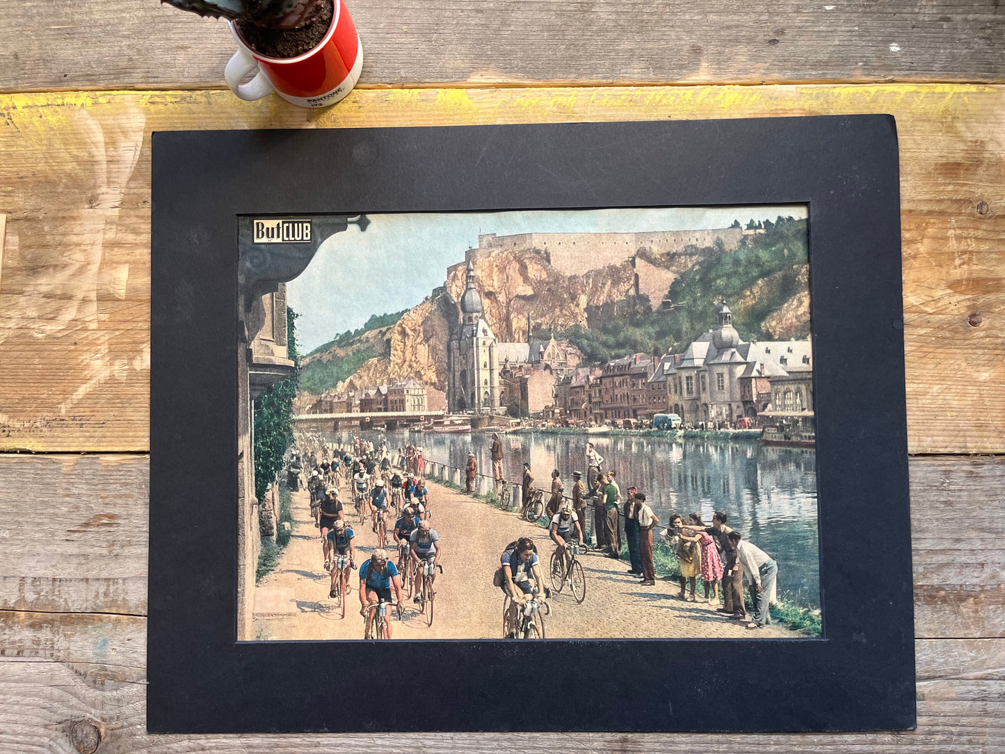 Vintage Tour de France cycling print 1947 Pernac