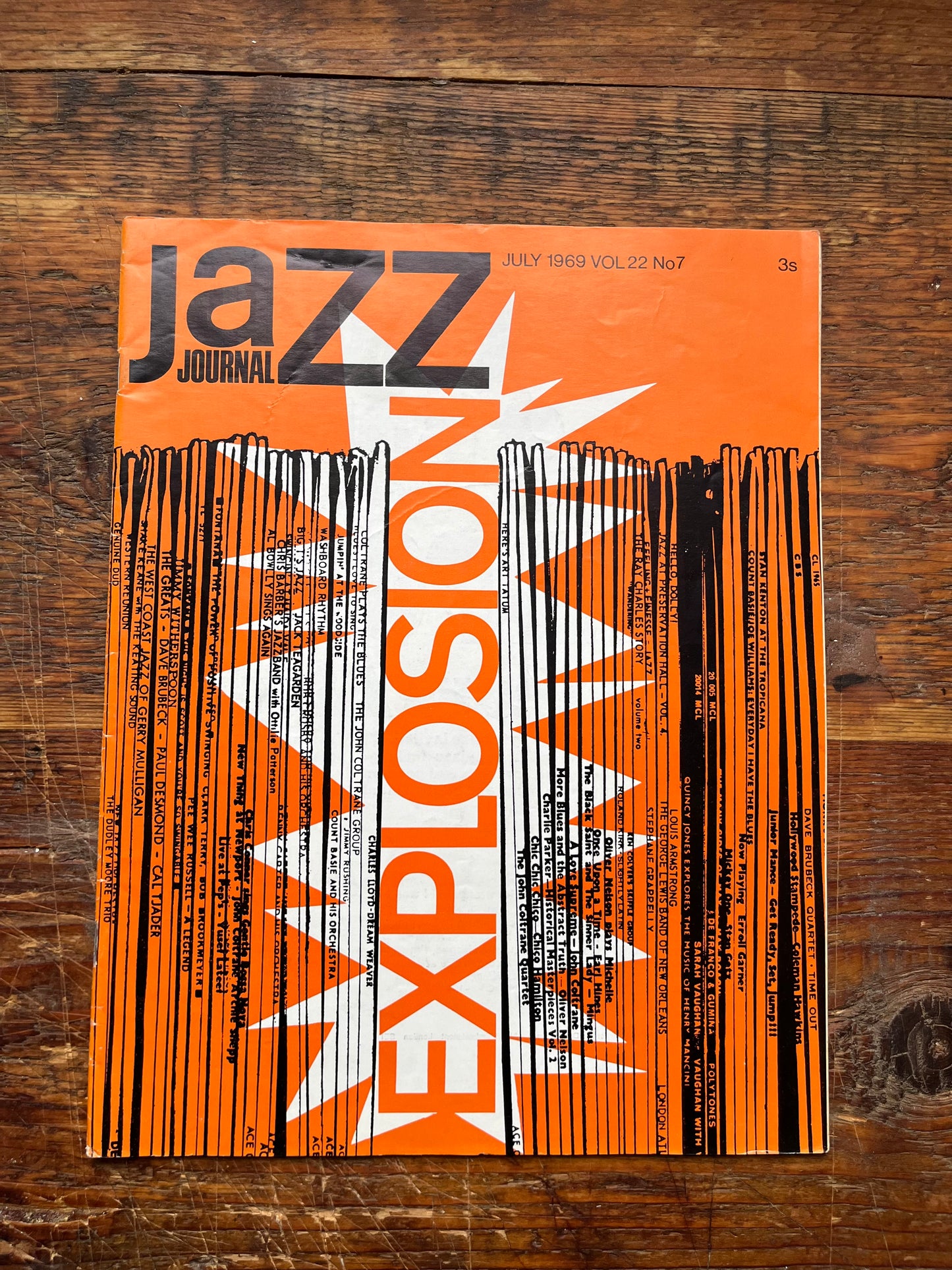 Vintage Jazz Magazine Artwork - Jazz Explosion 1969