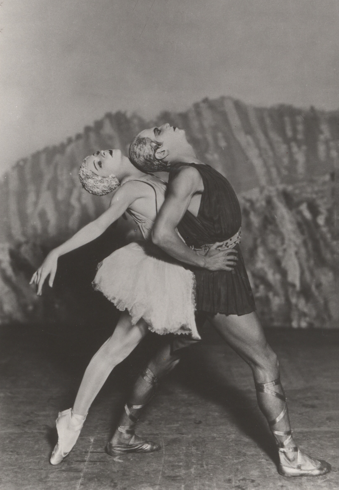 Vintage poster Alexandra Danilova and Serge Lifar in Apollon Musagete