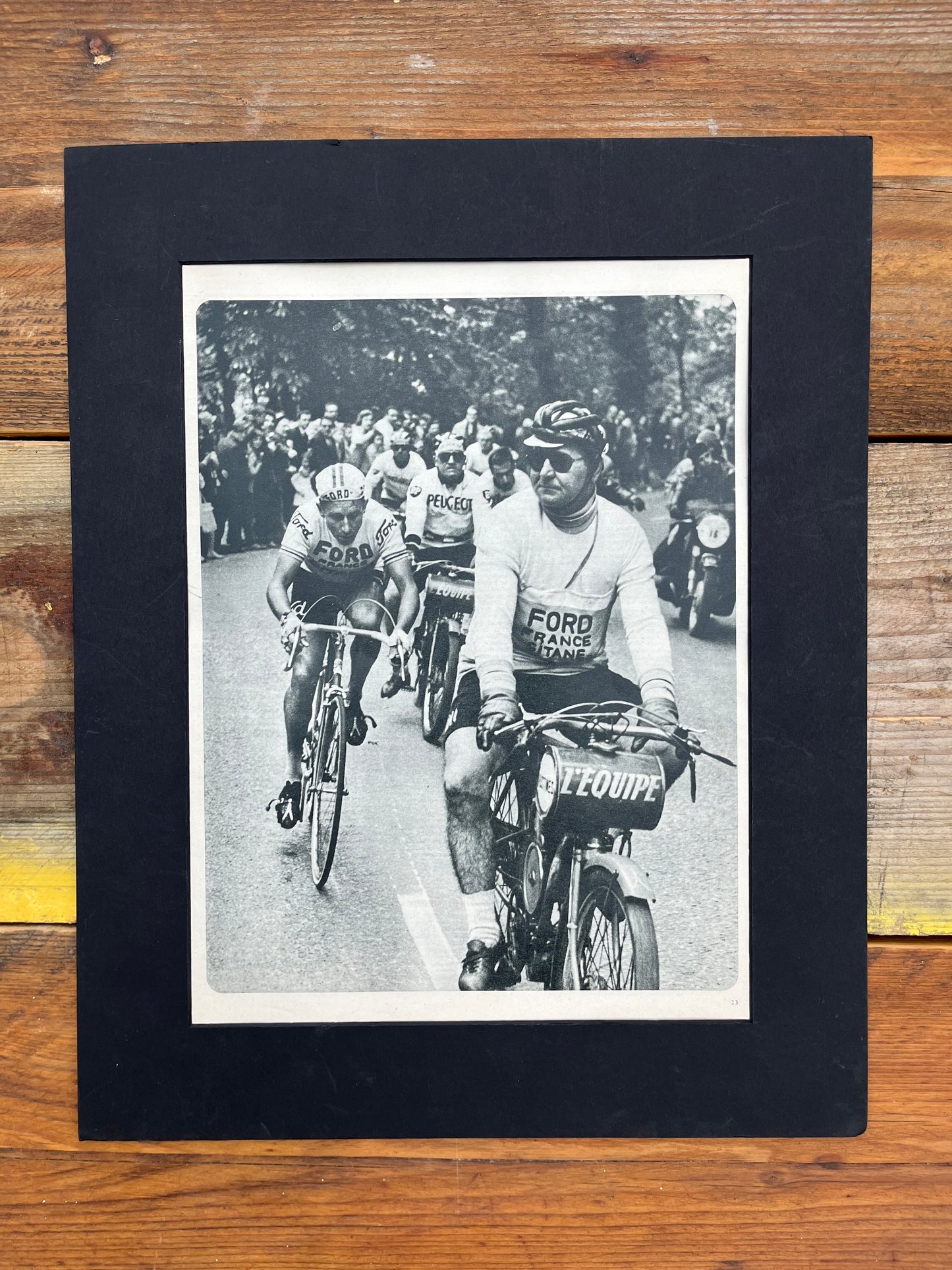 Vintage Cycling Print - Jacques Anquetil, Tour de France, 1965