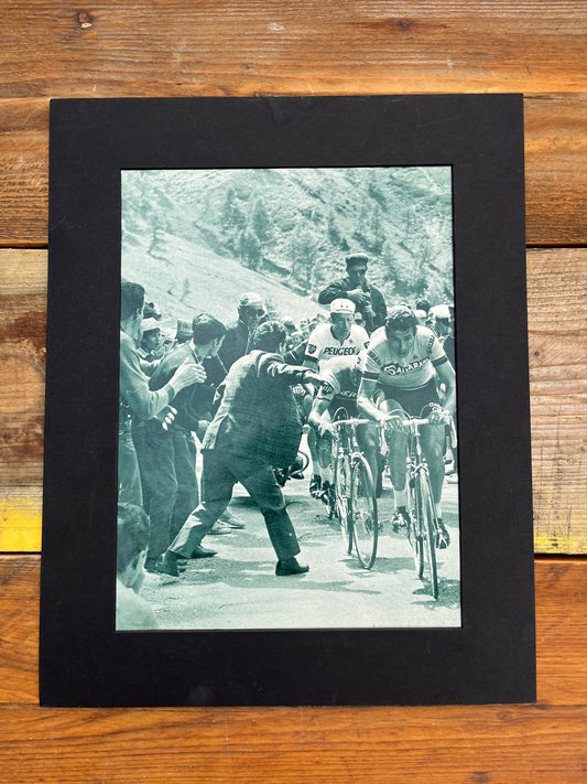 Felice Gimondi / Roger Pingeon vintage cycling print 1970