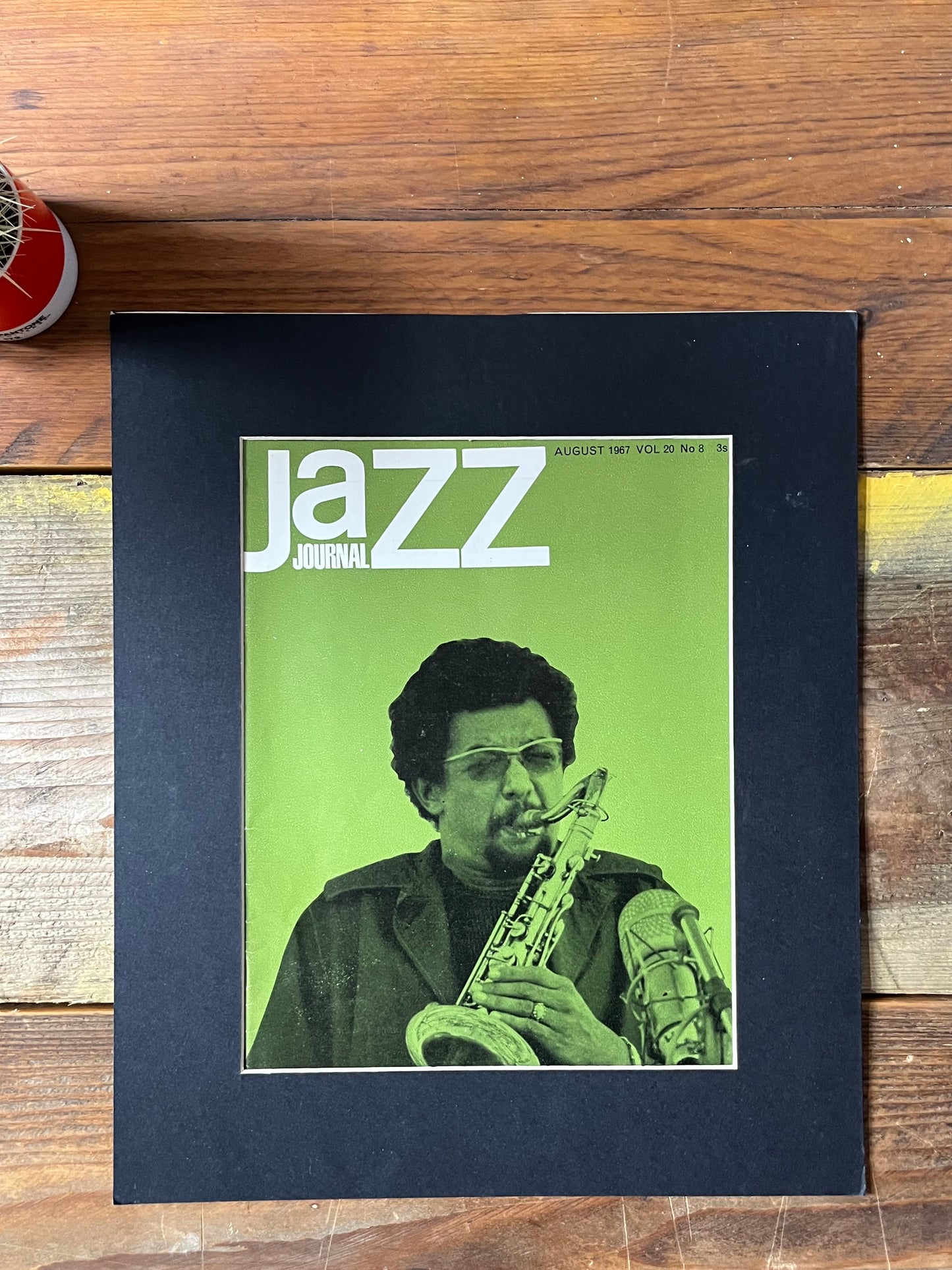 Vintage Jazz Journal Magazine cover Artwork - August 1967 Charles Lloyd