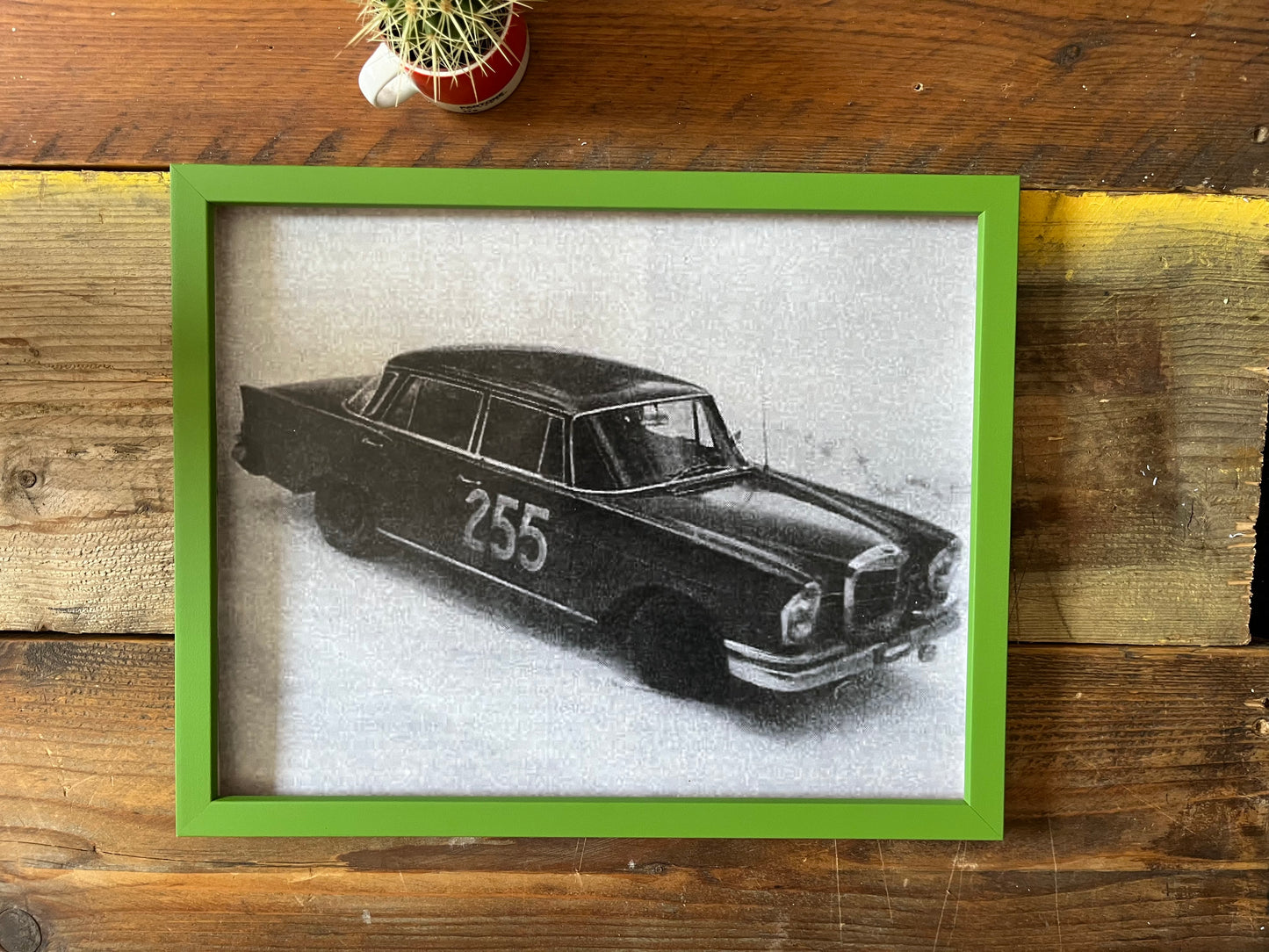 Mercedes vintage Monte Carlo rally poster 1963