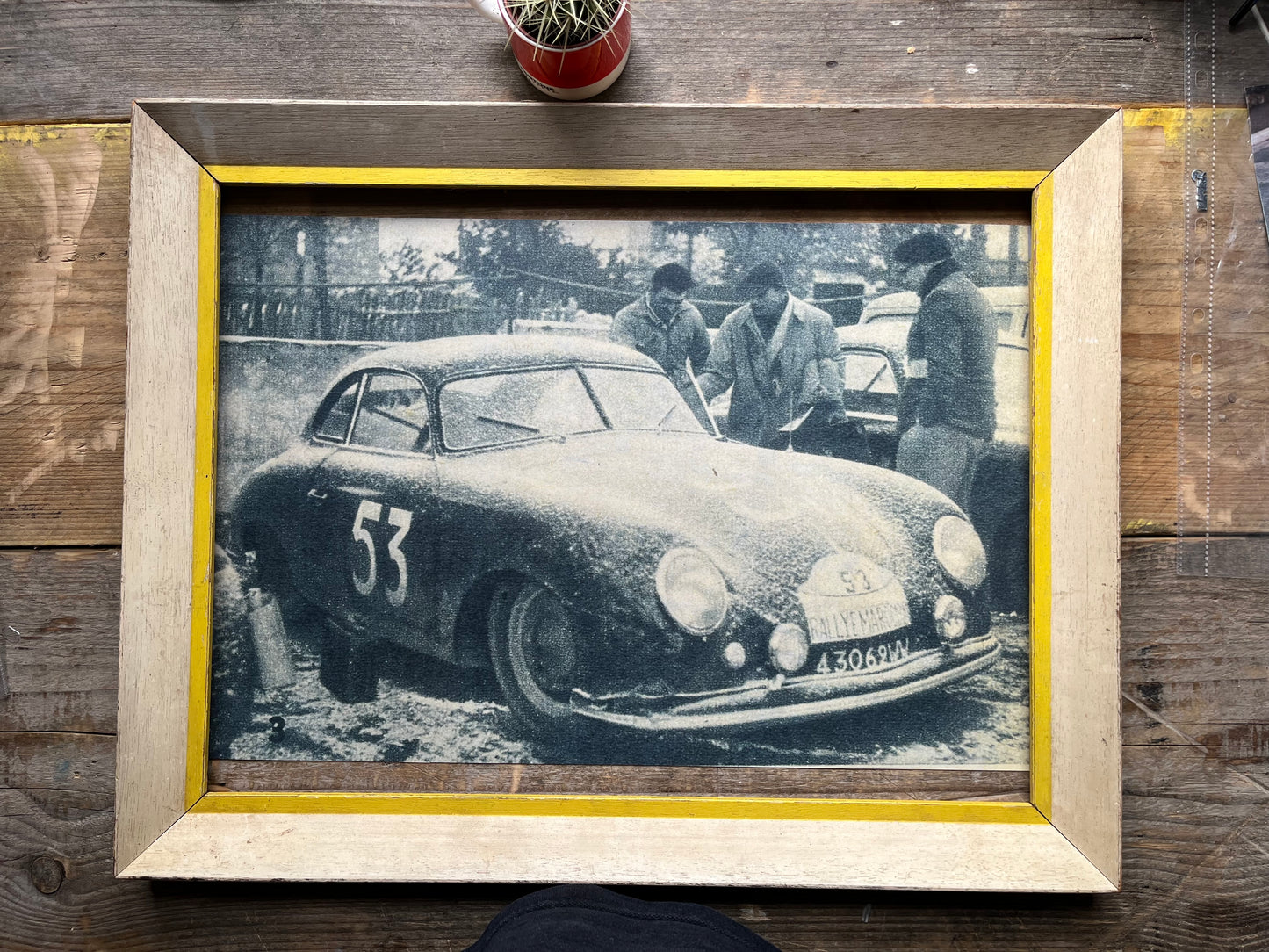 Porsche 356 Rallye Maroc 1950 poster