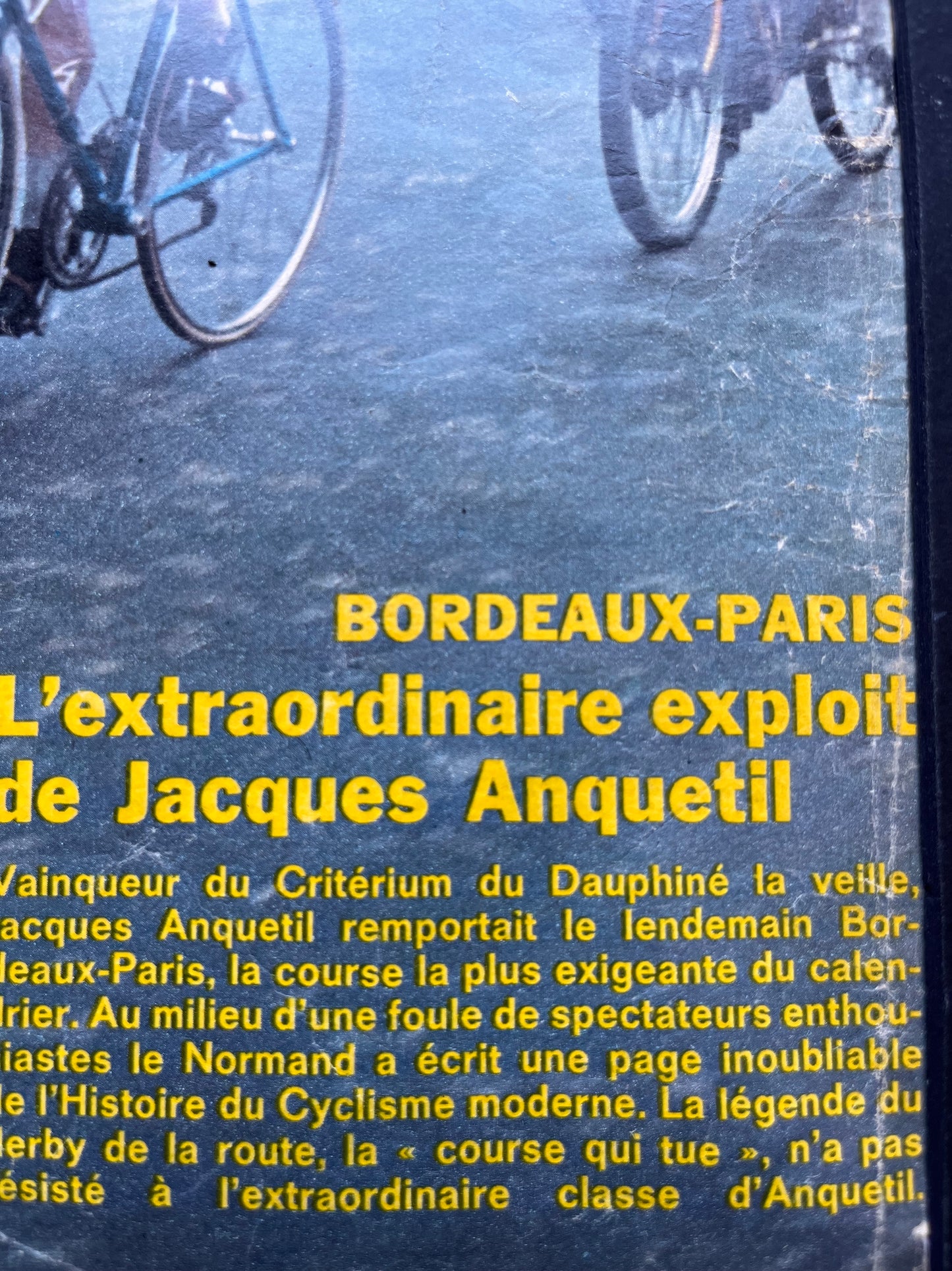 Vintage Cycling Print - Jacques Anquetil, Original Tour de France, 1965