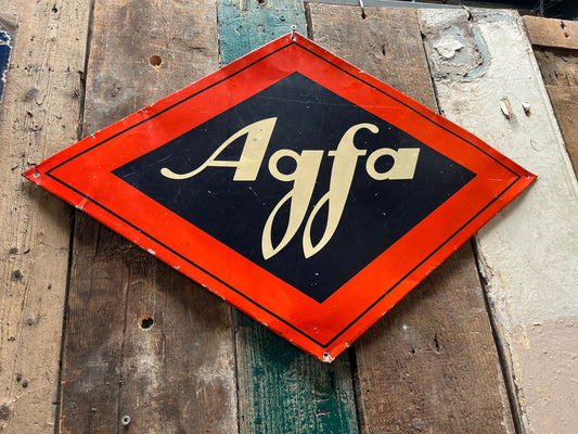 Agfa photograpic shop sign c1960s