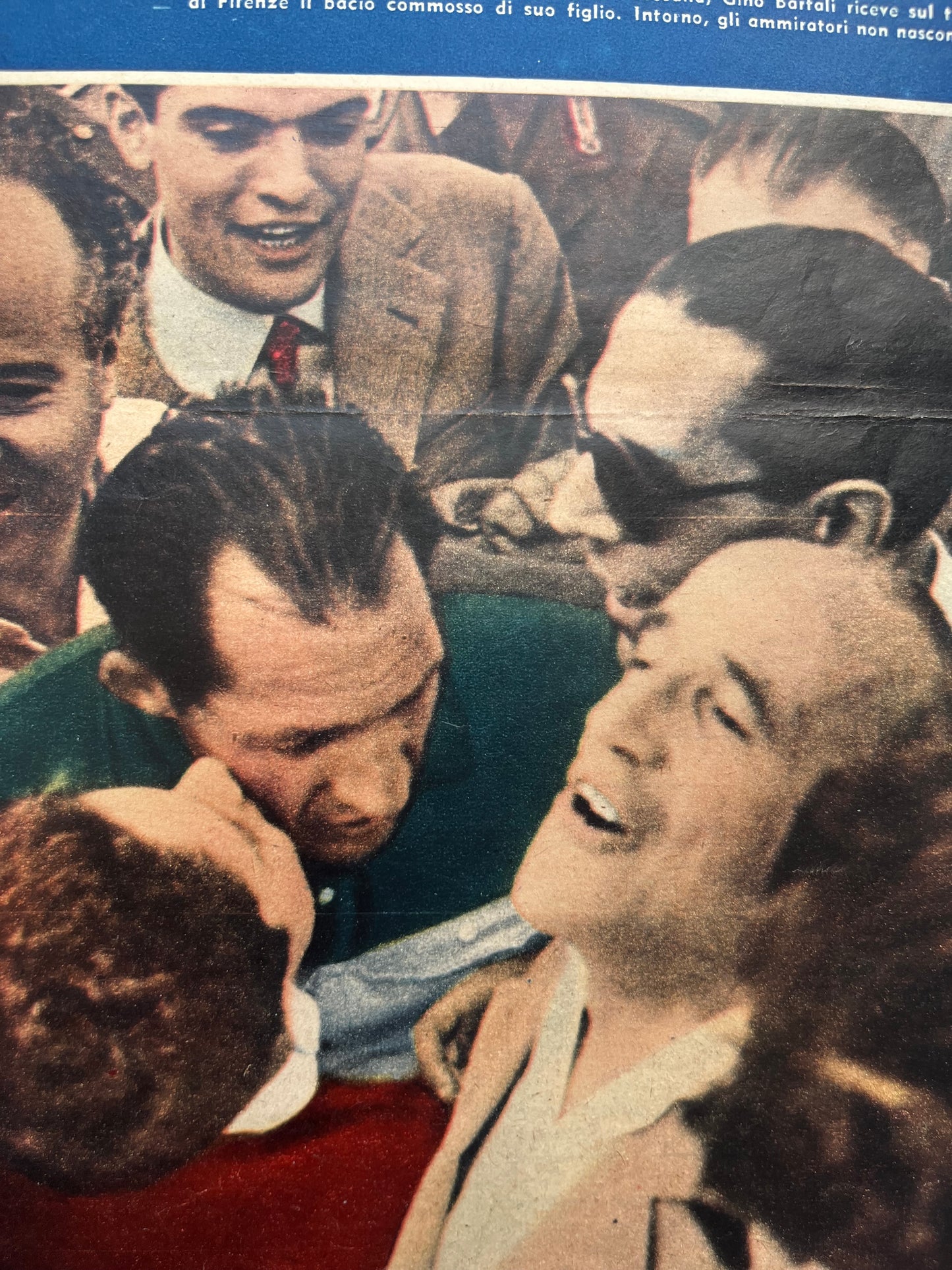 Vintage Cycling Print - Fausto Coppi / Gino Bartali 1953