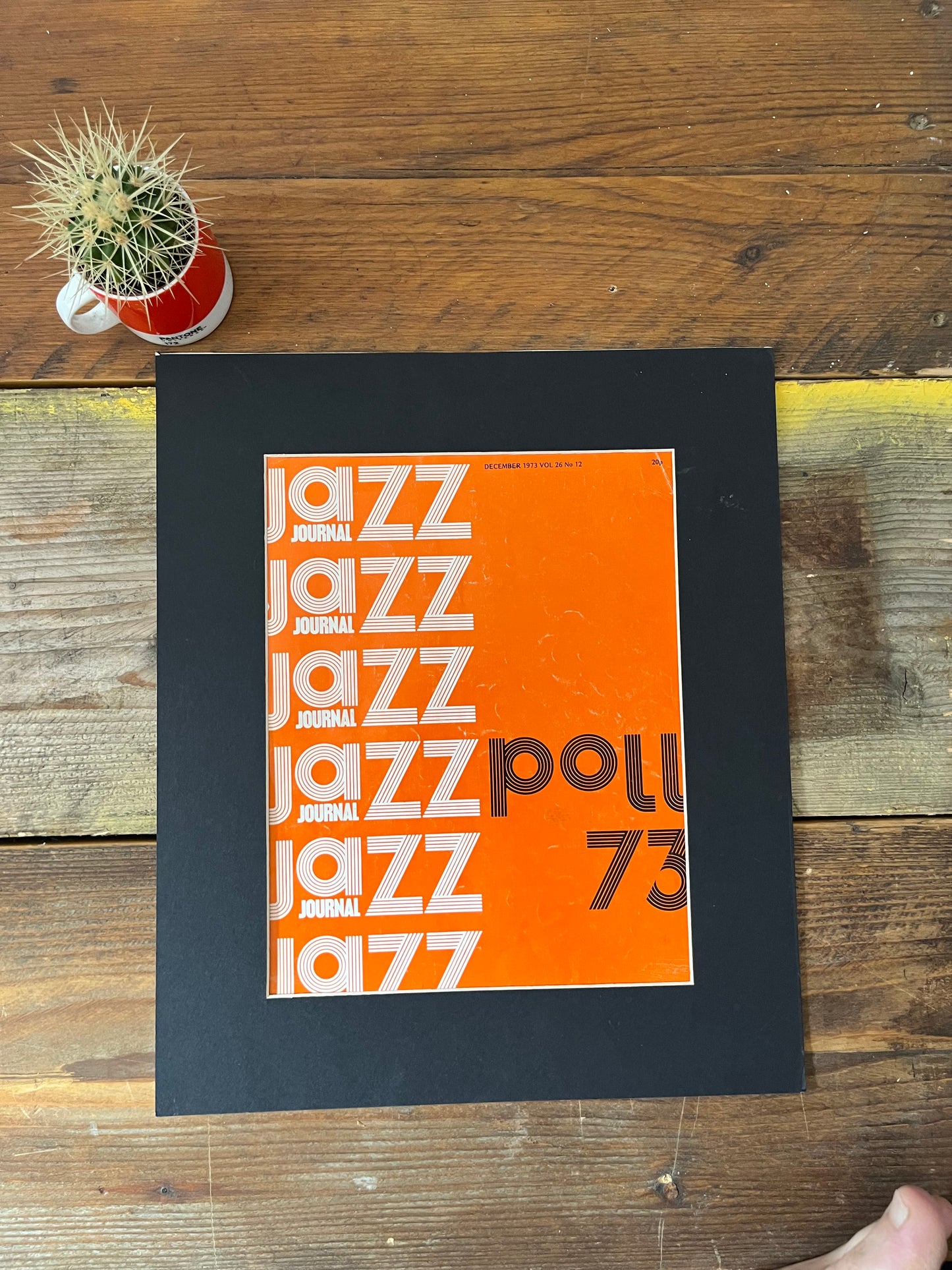 Jazz magazine original cover artwork 1973