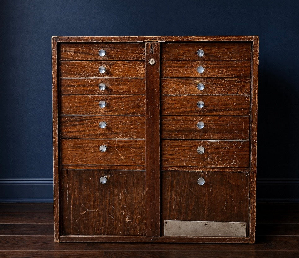 Reclaimed Dentistry Drawers c1931