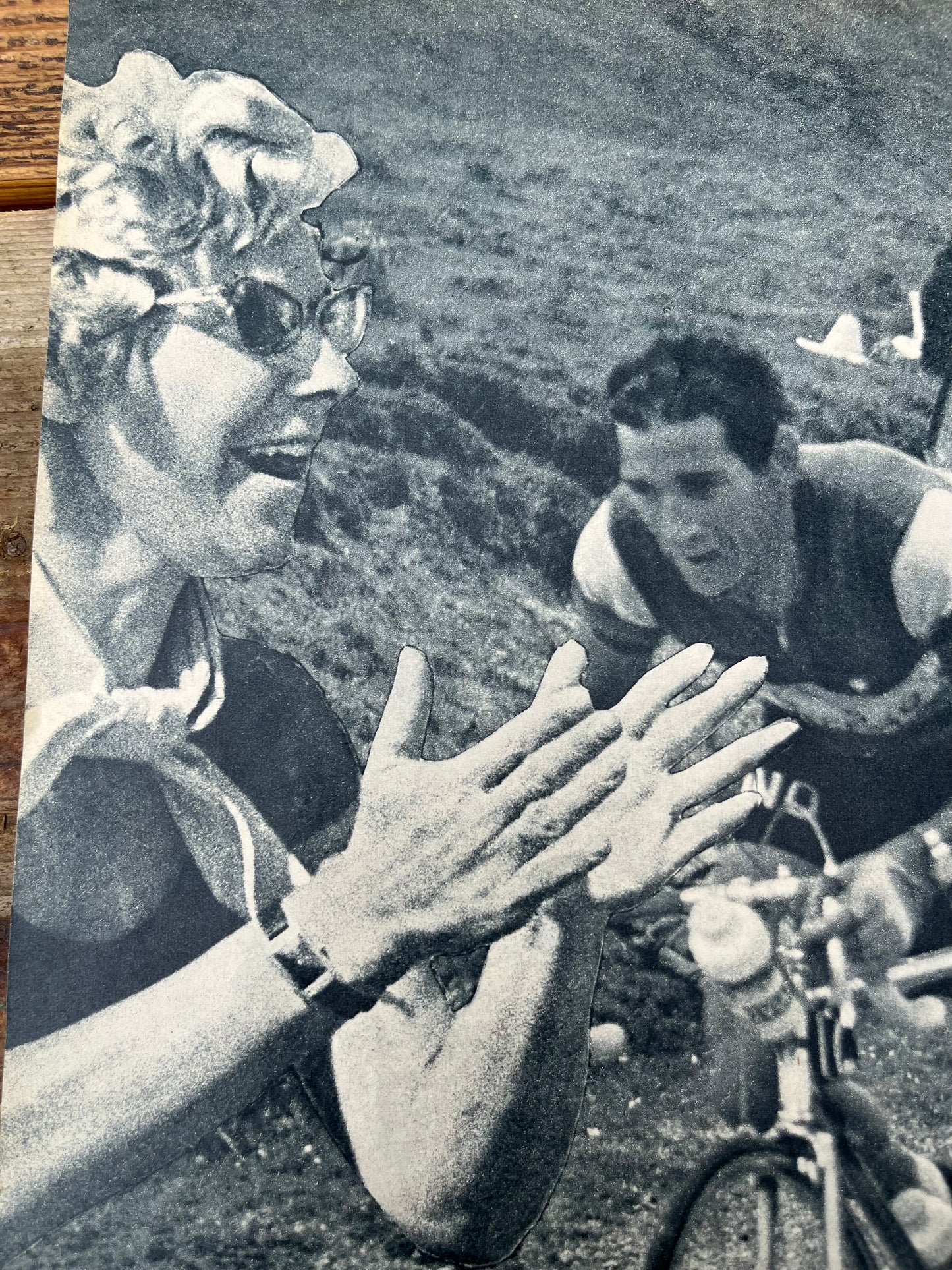 Vintage Cycling Tour de France print Col d’Aubisque 1960