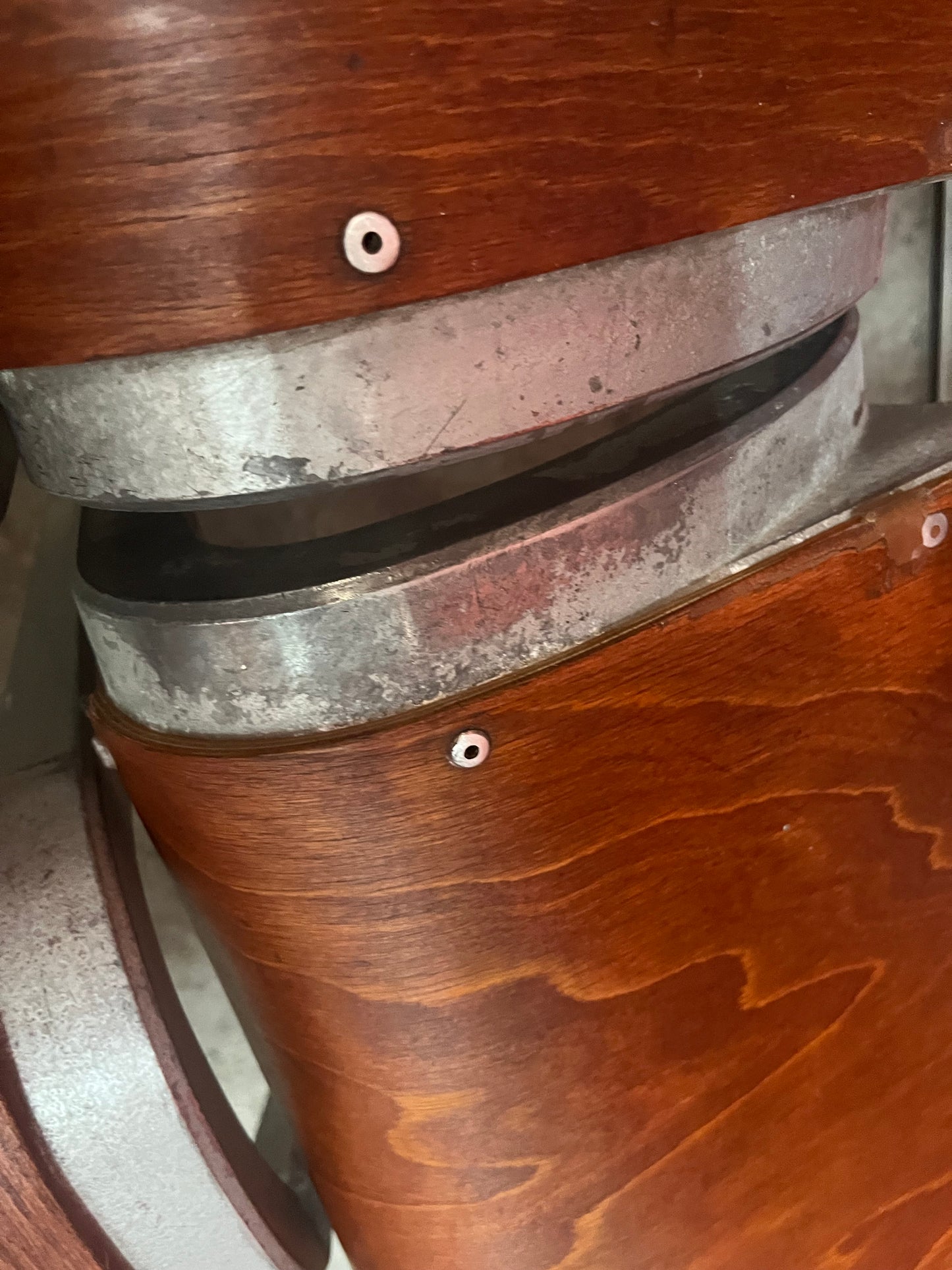 Esavian Stacking chair by James Leonard for ESA, 1950s, restored set of four