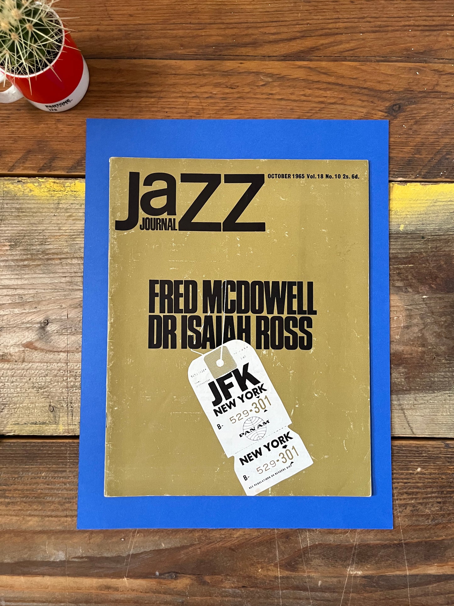 Vintage Jazz Journal Magazine cover Artwork - 1965