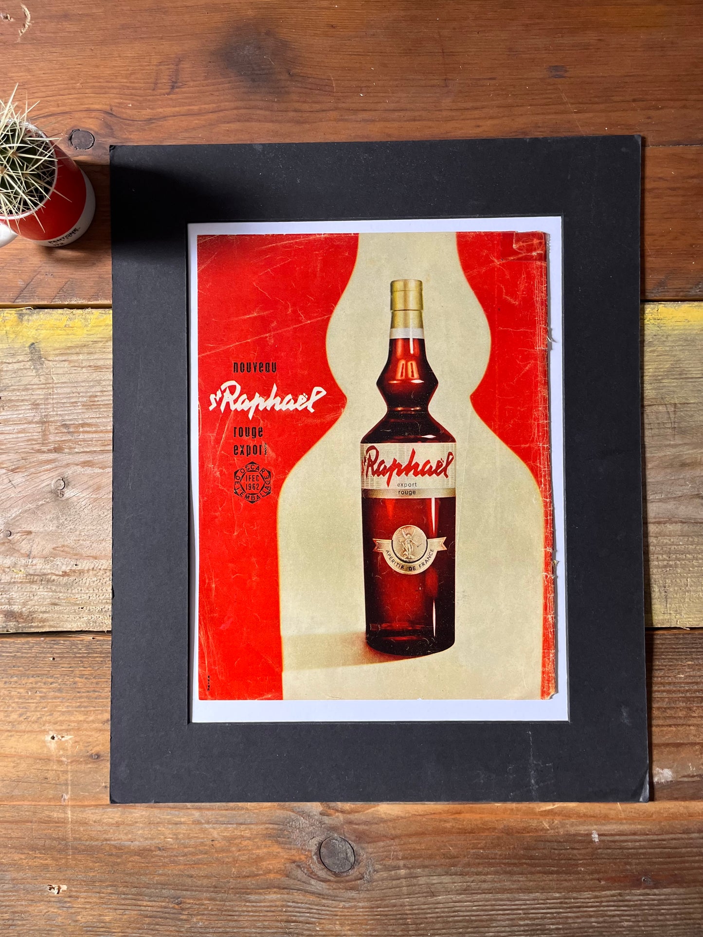 Vintage St Raphael Advertising Print - Quinquina Vermouth