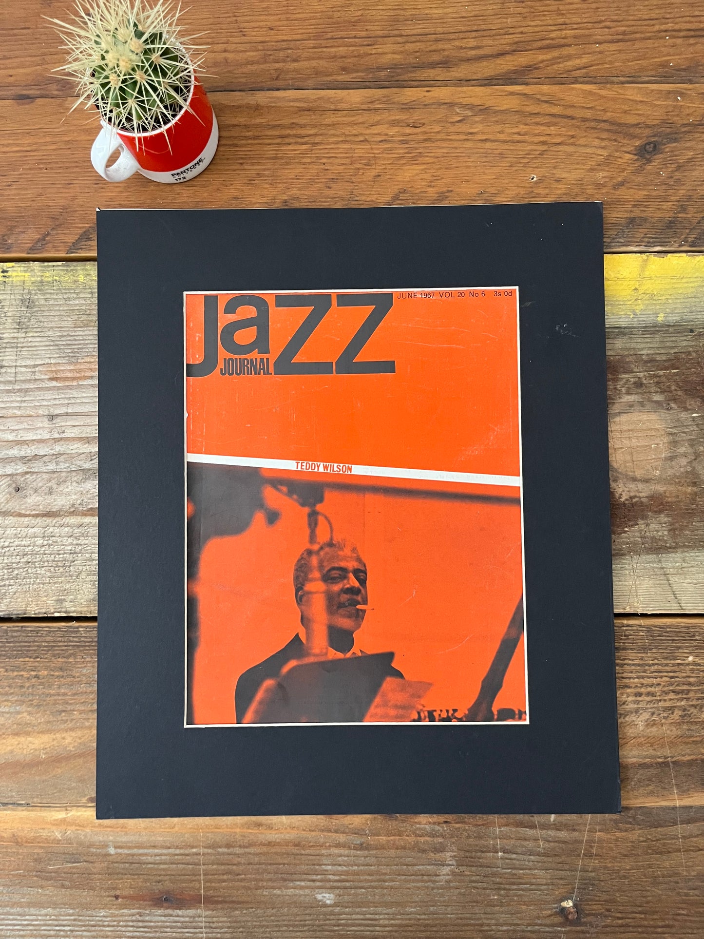 Vintage Jazz Journal Magazine cover Artwork - Teddy Wilson 1967