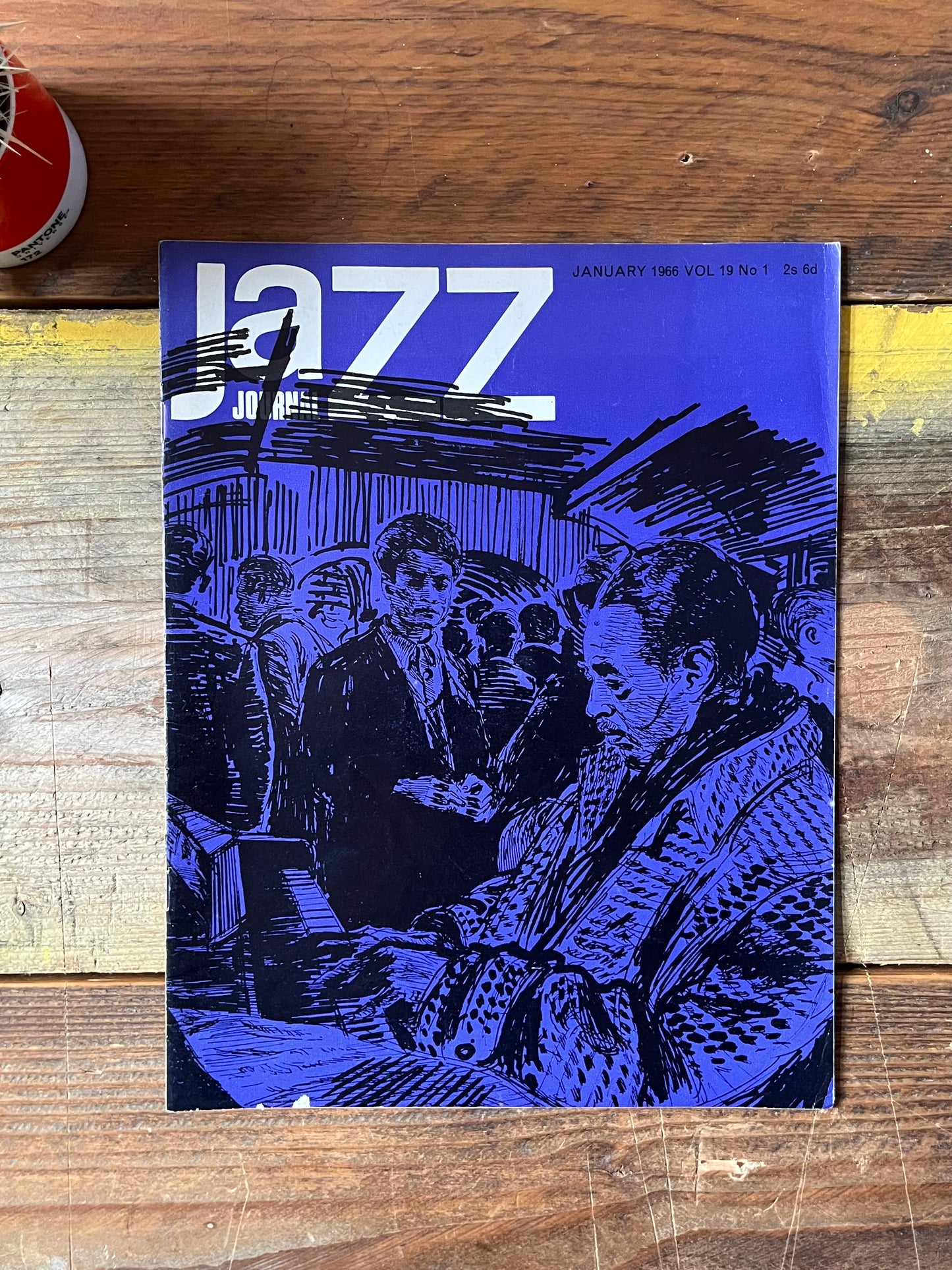 Vintage Jazz Journal Magazine cover Artwork - January 1966