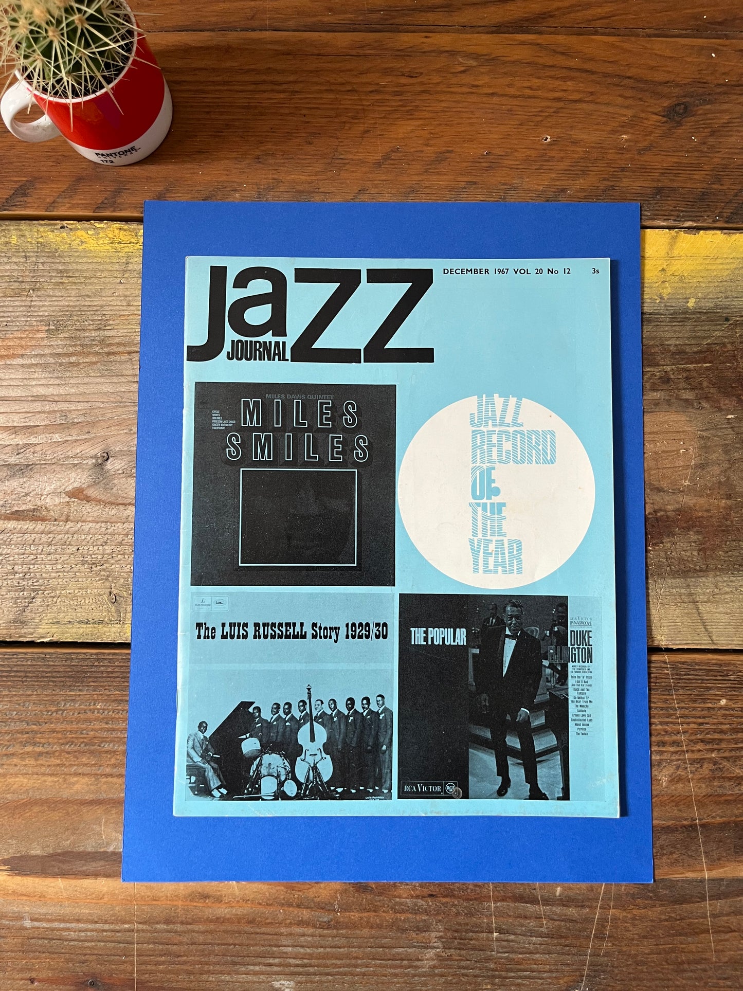 Vintage Jazz Journal Magazine cover Artwork - 1967