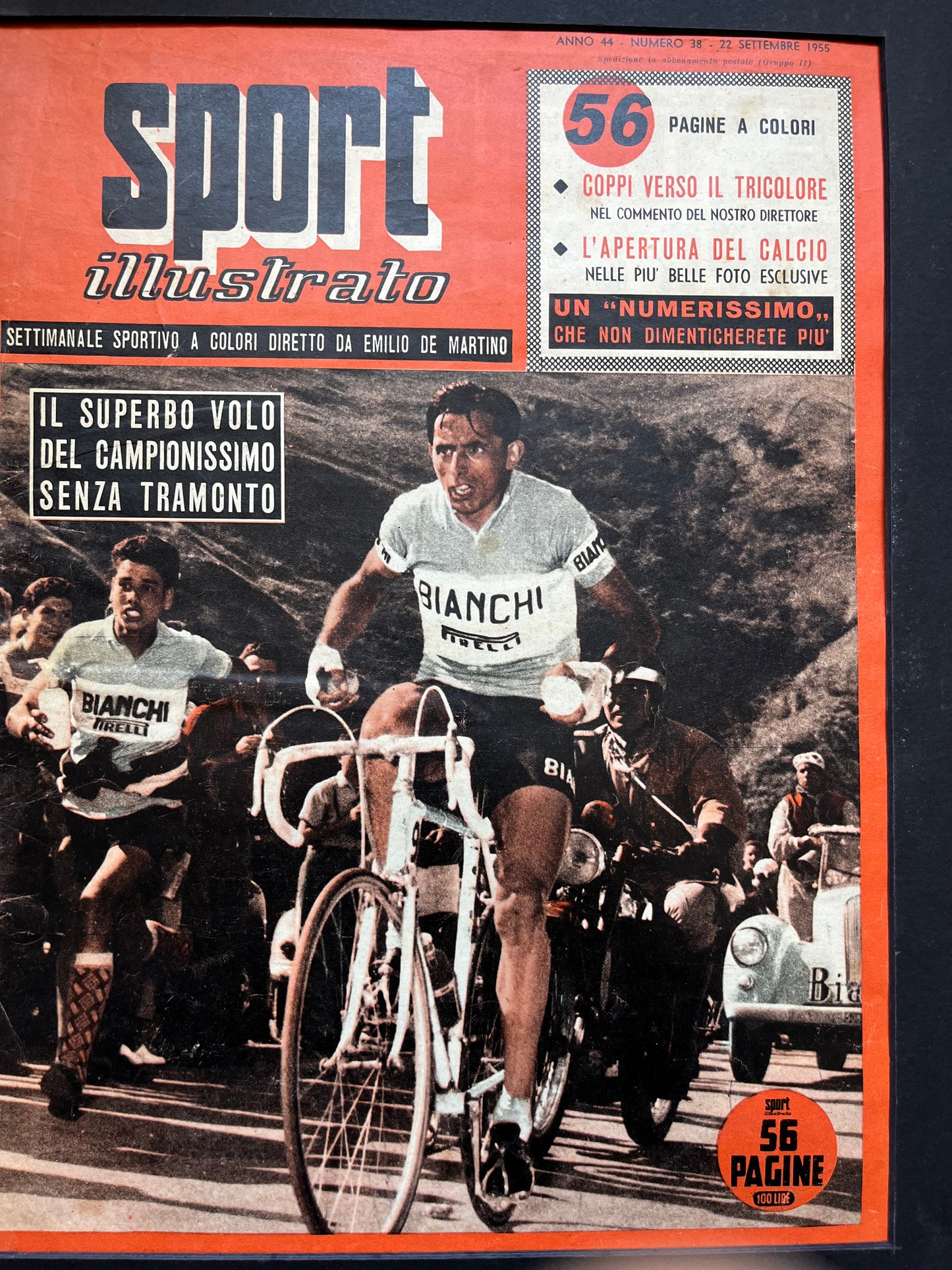 (Copy) Vintage Cycling Print - Fausto Coppi / Gino Bartali 1953