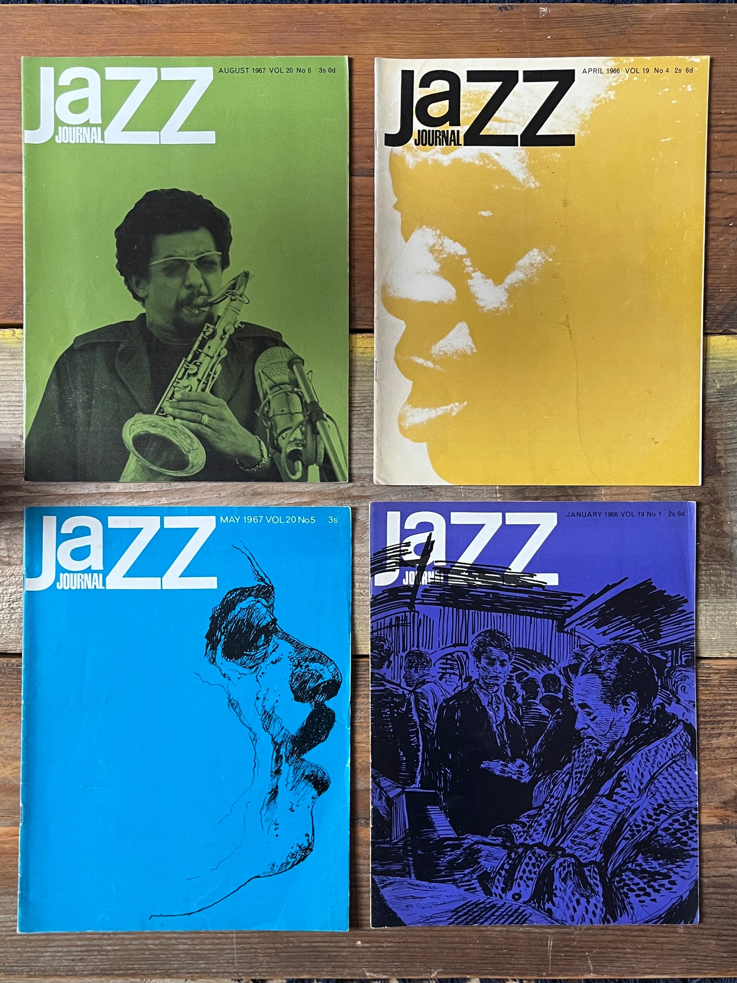 Vintage Jazz Journal Magazine cover Artwork - May 1967
