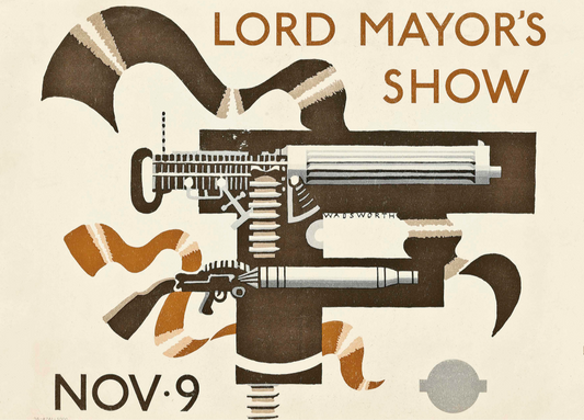 Vintage Advertising Poster - London Transport, Lord Mayor’s show, Edward McKnight Kauffer c1922