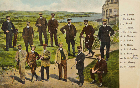 Group of Champion Golfers - St Andrews, Scotland - early1900s