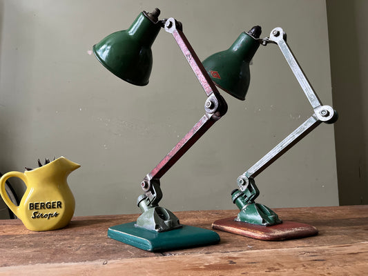 Industrial machinist lamp by EDL c1930s
