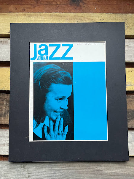 Vintage Jazz Journal Magazine cover Artwork Alice Babs 1969