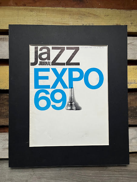 Vintage Jazz Journal Magazine cover Artwork - Jazz Expo 1969