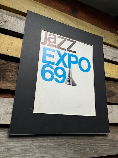 Vintage Jazz Journal Magazine cover Artwork - Jazz Expo 1969