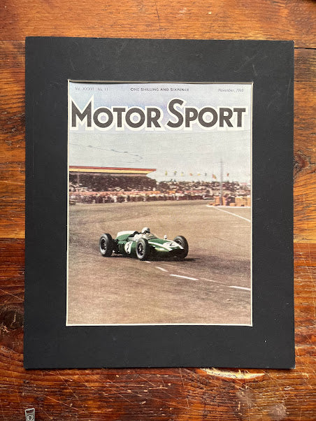 Motorsport 1960 Jack Brabham Portuguese Grand Prix cover artwork