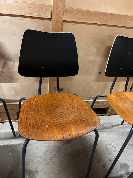 Various styles of midcentury / industrial kitchen or dining chair