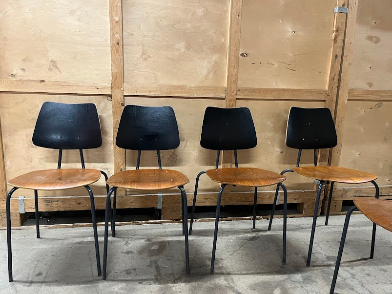 Various styles of midcentury / industrial kitchen or dining chair