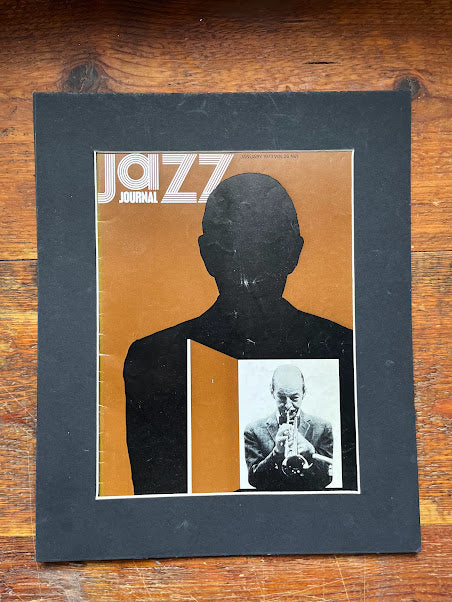 Vintage Jazz magazine cover artwork 1977 Bobby Hackett