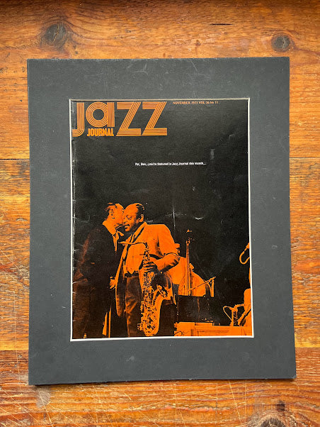 Original Jazz Magazine Artwork Ben Webster 1973