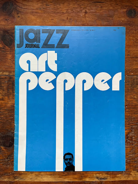 Vintage Jazz Art Pepper - Original Magazine Cover Artwork, 1973