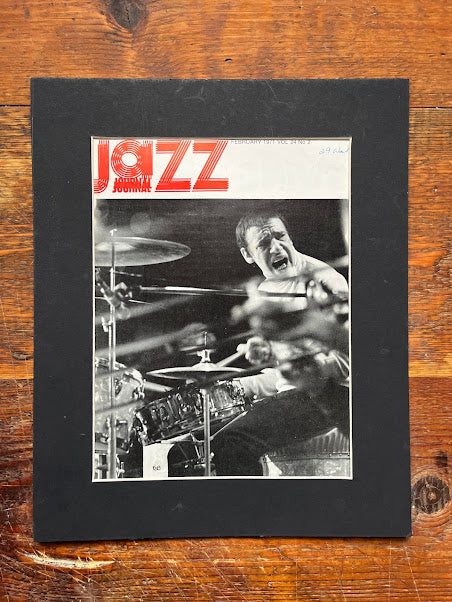 Original Jazz Magazine Cover Art 1971 - Buddy Rich