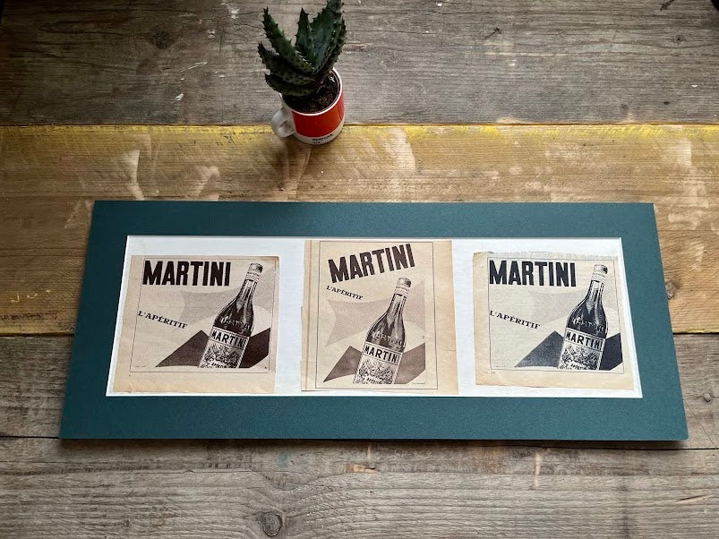 Vintage Martini Bespoke advertising Print -1950s