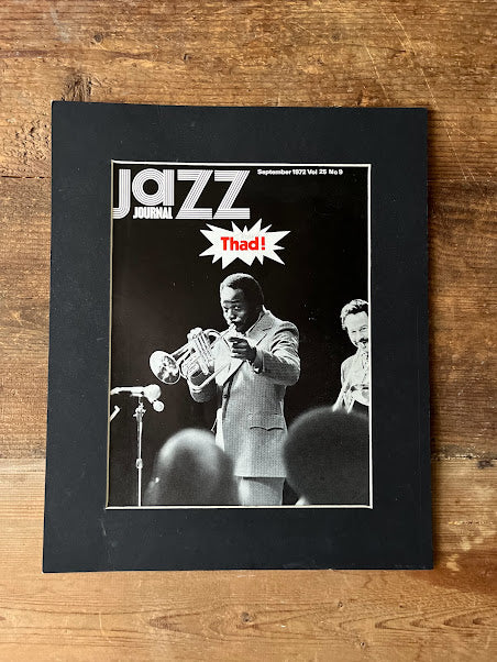 Thad Wilson Jazz original magazine artwork 1972