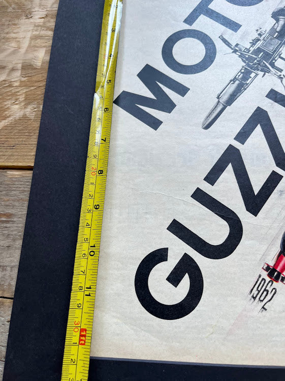 Moto Guzzi original advertisement c1960 vintage motorcycle