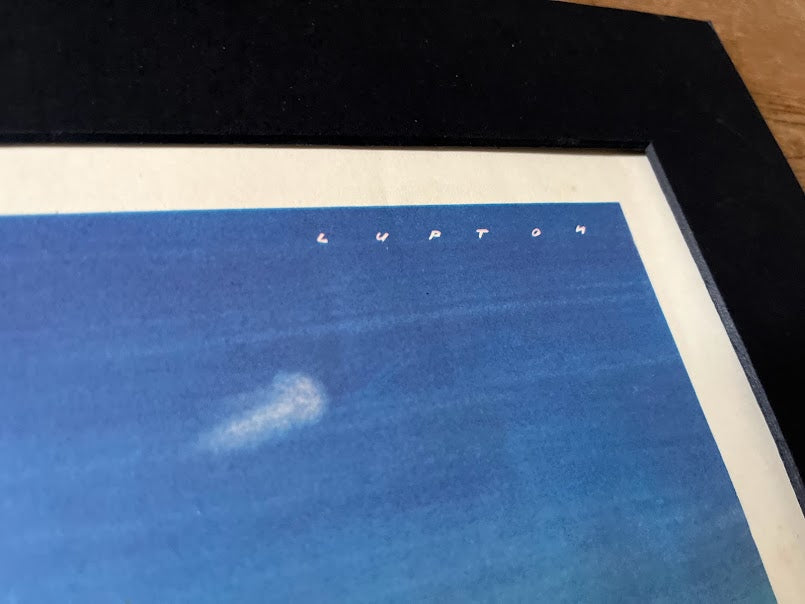 Vintage 1950s school poster - 'Pitch lake Trinidad'