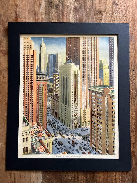 Vintage 1950s School Poster - Building in Steel and Concrete