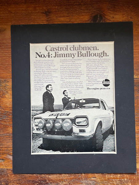 Ford Escort MK1 Mexico / Castrol original print advertisement