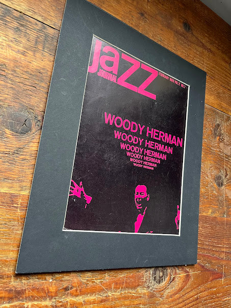 Vintage Jazz Magazine cover Artwork - Woody Herman 1968