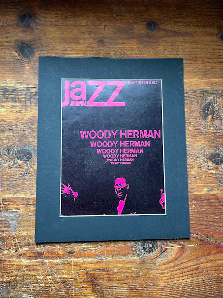 Vintage Jazz Magazine cover Artwork - Woody Herman 1968