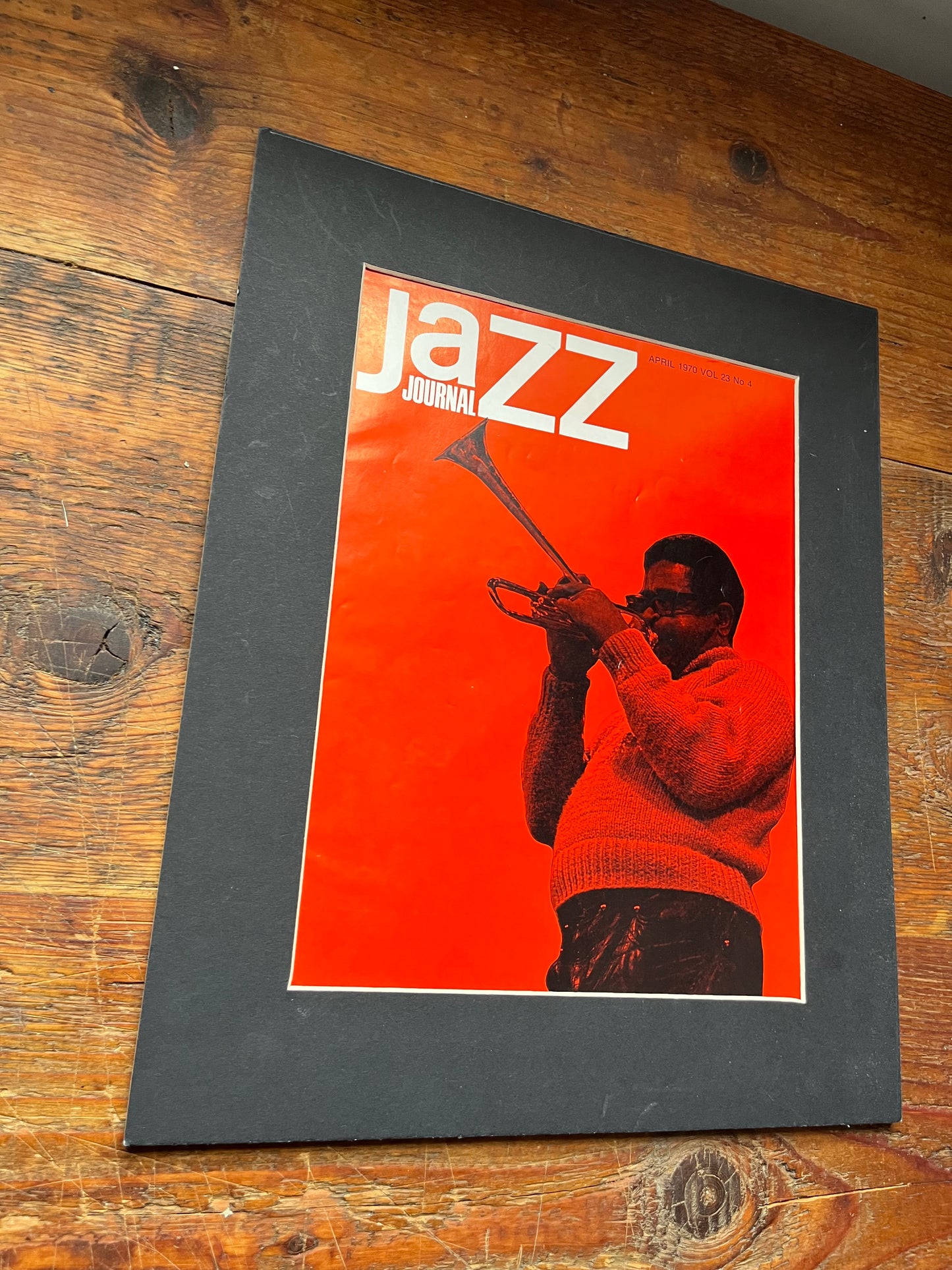 Vintage Jazz Magazine Artwork - Dizzy Gillespie 1970