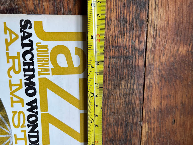 Louis Armstrong Vintage Jazz Magazine cover Artwork - 1968