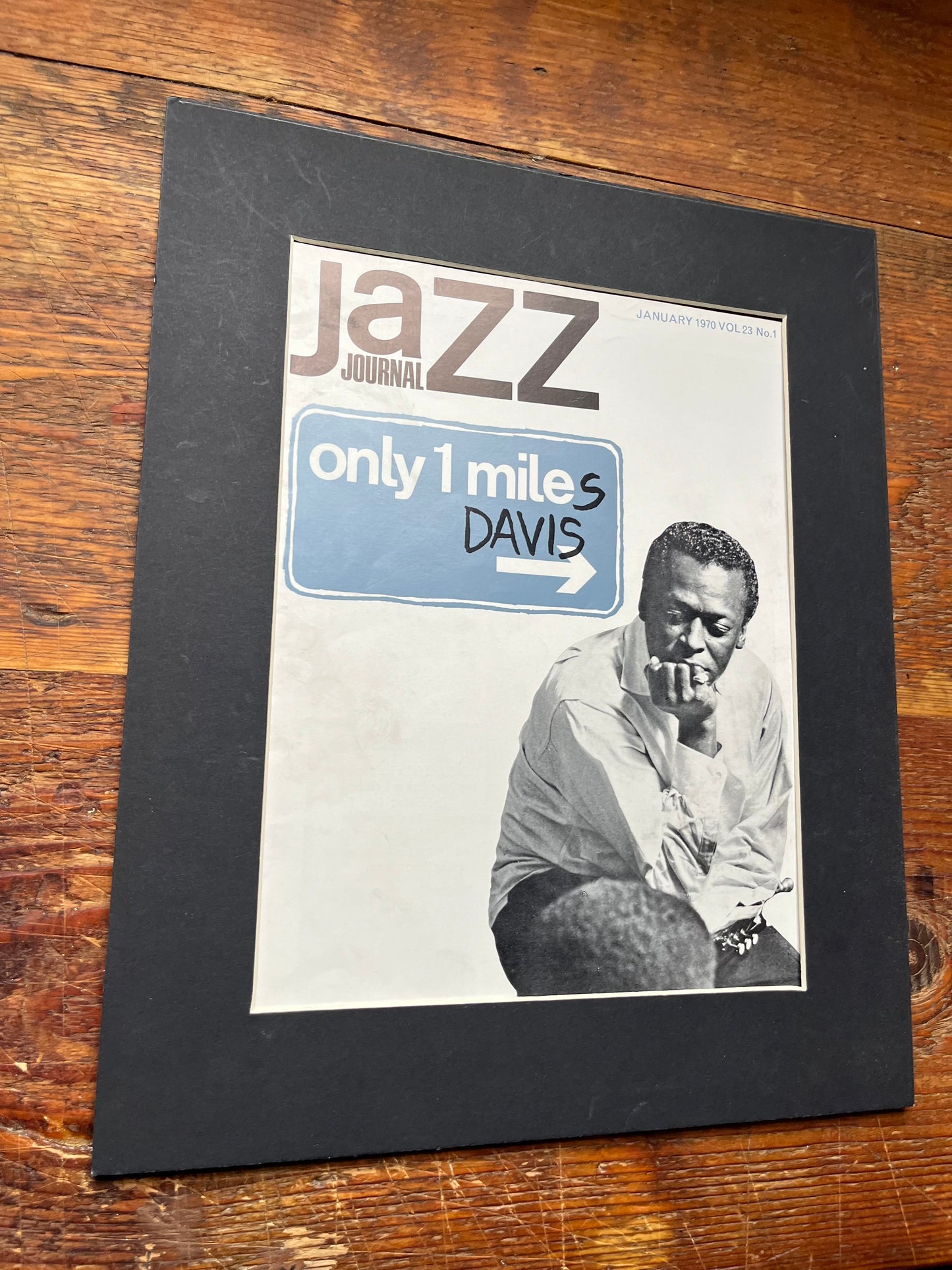 Vintage Jazz Magazine Artwork - Miles Davis 1970