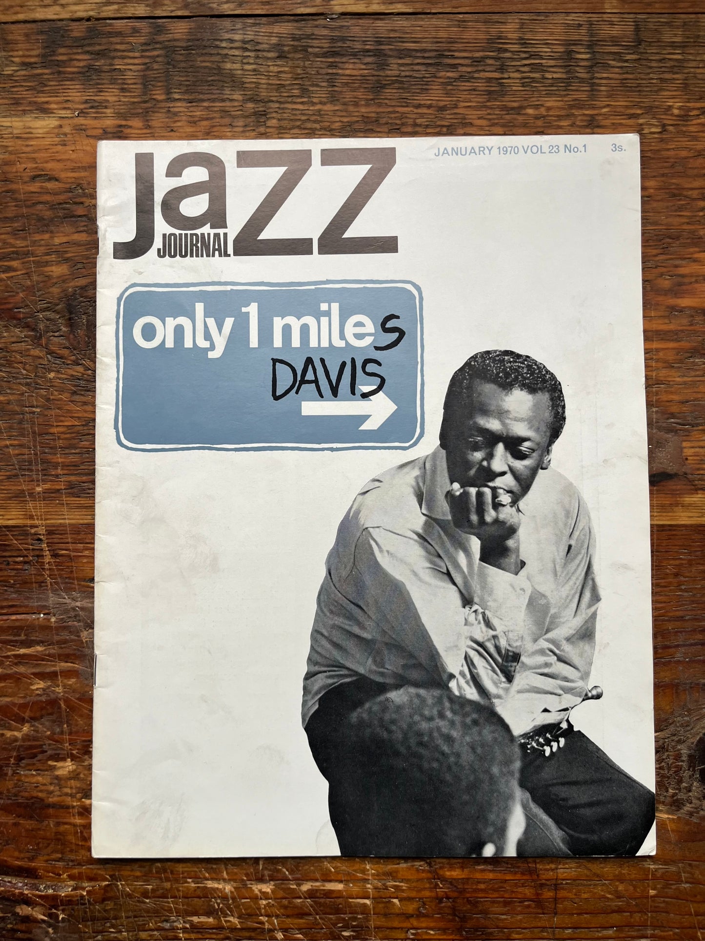Vintage Jazz Magazine Artwork - Miles Davis 1970